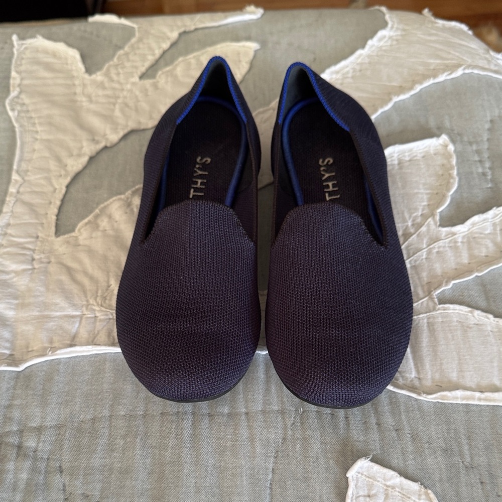 Rothy's Deep Blue/Navy Slip-On Flats